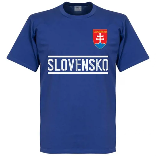 Slowakije Team T-Shirt - Blauw