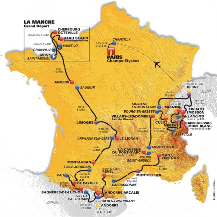 Route _tour _de _france