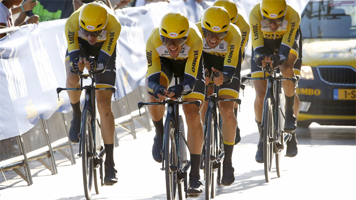 Lotto -jumbo -wielershirts -2015