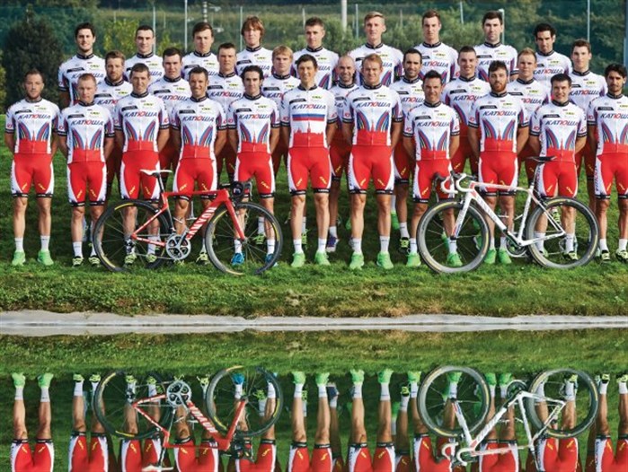 Katusha -wielershirt -2015