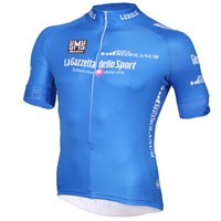 Blauwe trui Giro d'Italia korte mouw shirt