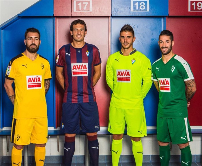 Eibar -voetbalshirts -2015-2016
