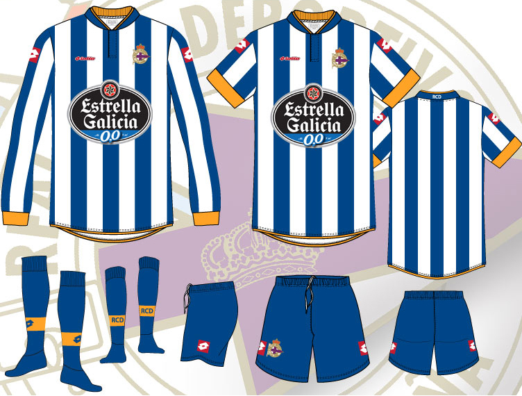 Deportivo La Coruna thuisshirt 2013-2014
