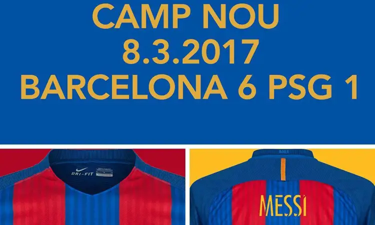 Limited edition Barcelona 6-1 #COMEBACK voetbalshirts en t-shirts gelanceerd
