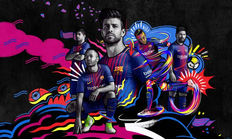 Barcelona thuisshirt 2017-2018 