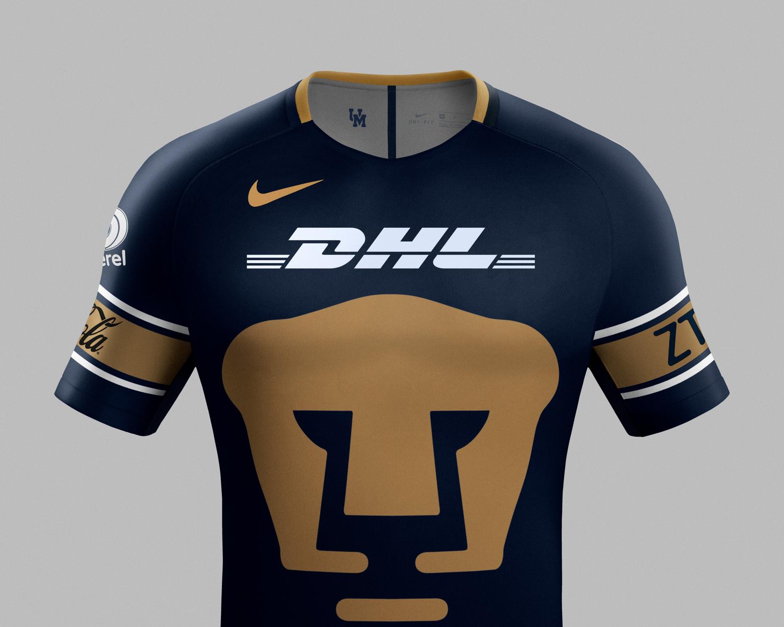 Pumas Unam voetbalshirts 2017-2018 