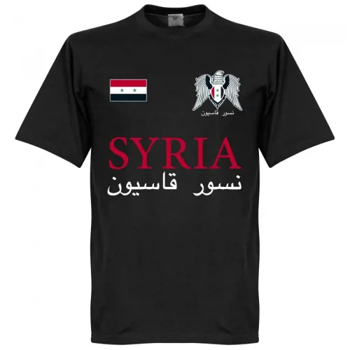 Syrië fan t-shirt - Zwart