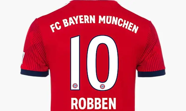 Officiële bedrukking Bayern München voetbalshirts 2018-2019