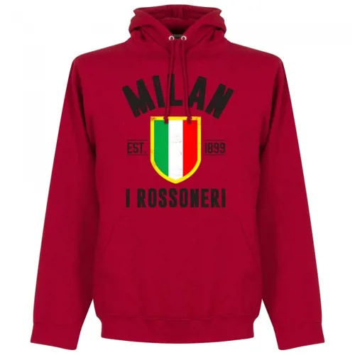 AC Milan hoodie EST 1899 - Rood