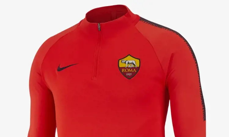 Het fel rode AS Roma trainingspak voor 2019