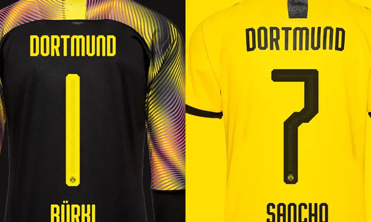Officiële Borussia Dortmund bedrukking 2019-2020