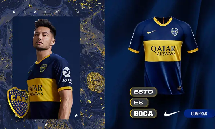 Boca Juniors thuisshirt 2019-2020 