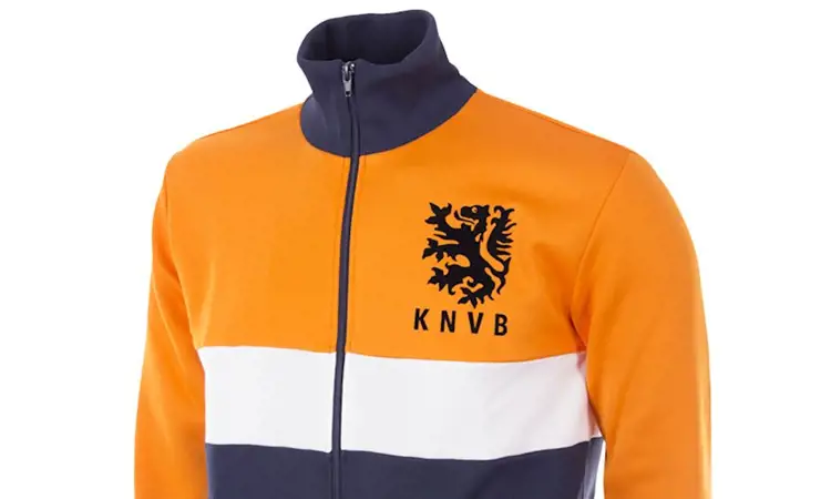 Nederlands Elftal trainingsjack met logo van bedrijf