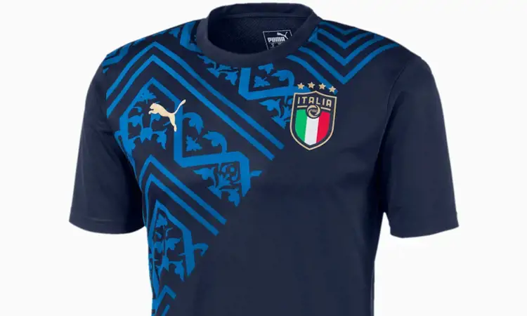 Italië warming-up trainingsshirt Euro 2020