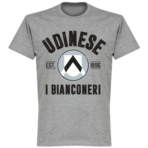 Udinese Calcio T-Shirt EST 1896 - Grijs
