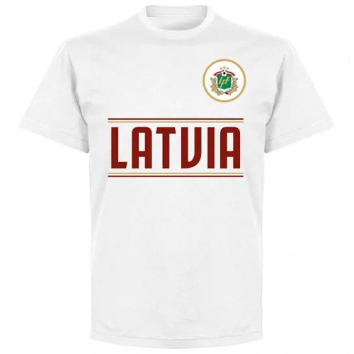 Letland Team T-Shirt - Wit