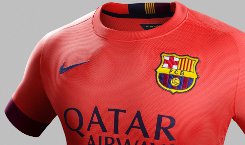 FC Barcelona uitshirt 2014-2015 Voetbalshirts.com
