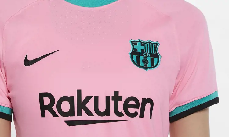 Roze Barcelona voetbalshirt 