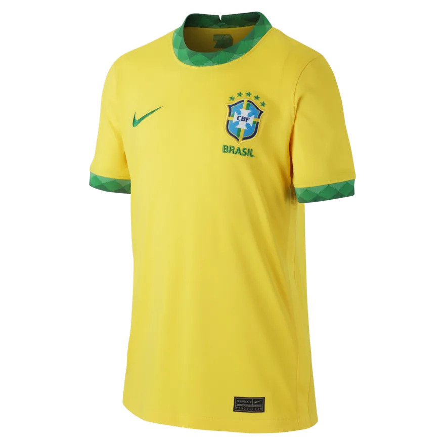 metriek Tweet Enten Brazilië thuis shirt KIDS - Voetbalshirts.com
