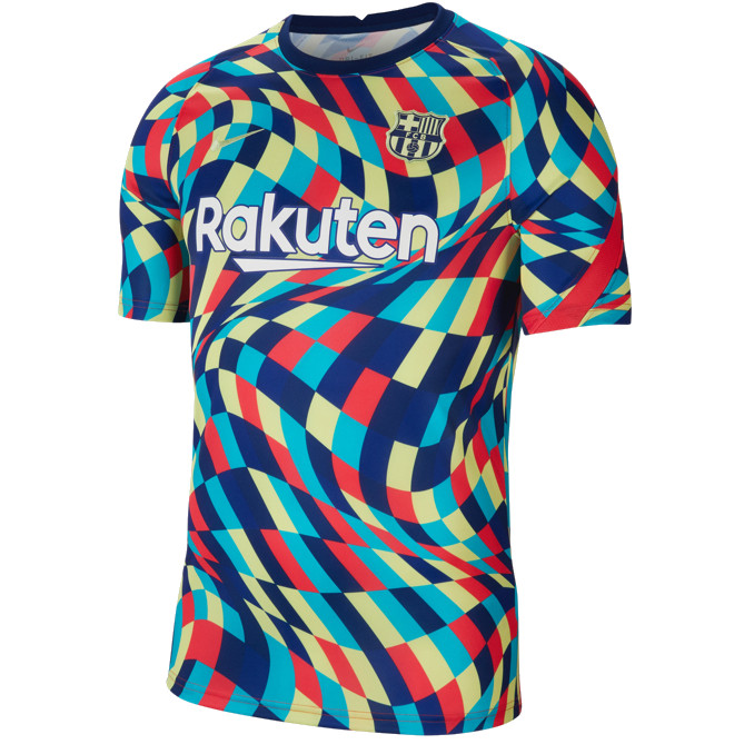 barcelona warm up jersey