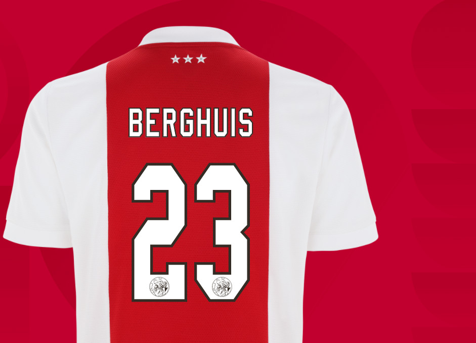 Ajax voetbalshirt Berghuis 2021-2022