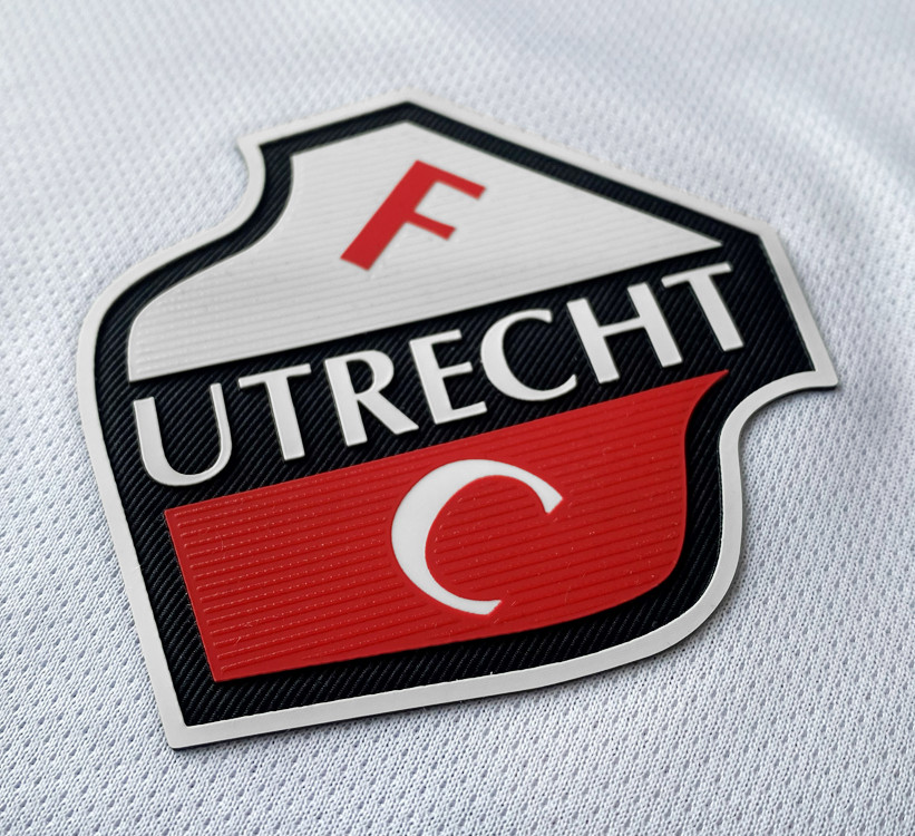 Detail FC Utrecht thuisshirt 2022-2023