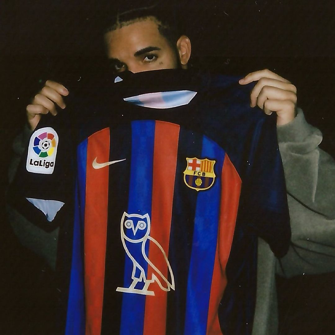 FC Barcelona voetbalshirt Drake