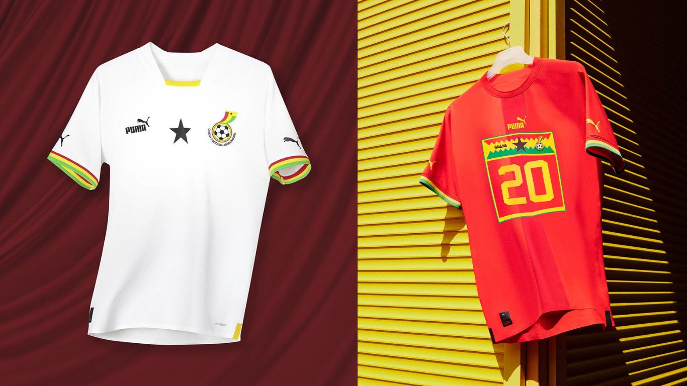 Ghana WK 2022 voetbalshirts