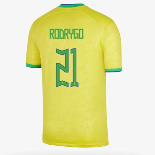 Brazilië voetbalshirt Rodrygo
