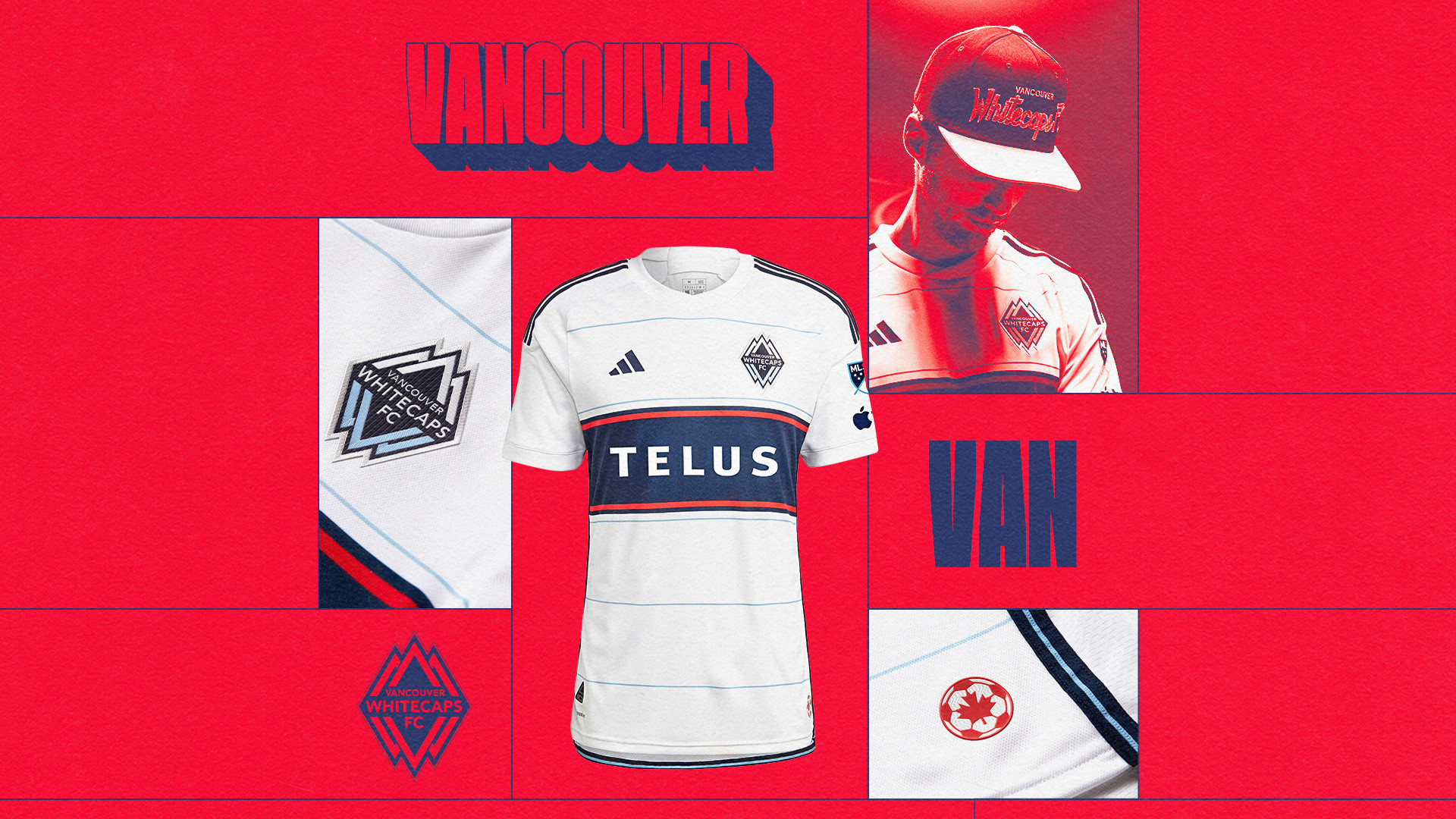 Vancouver Whitecaps thuisshirt 20232024