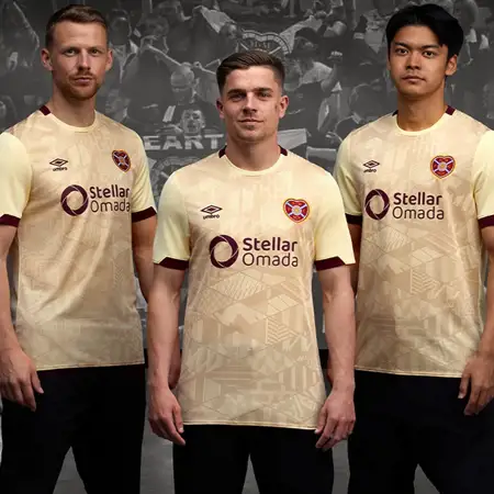 Dit zijn de Heart of Midlothian voetbalshirts 2024-2025