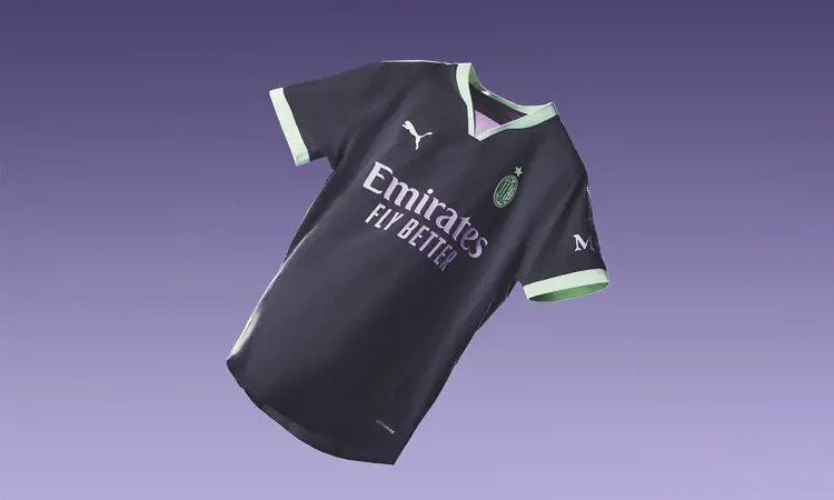 AC Milan 3e shirt 2024-2025 donkergrijs met mintgroene details