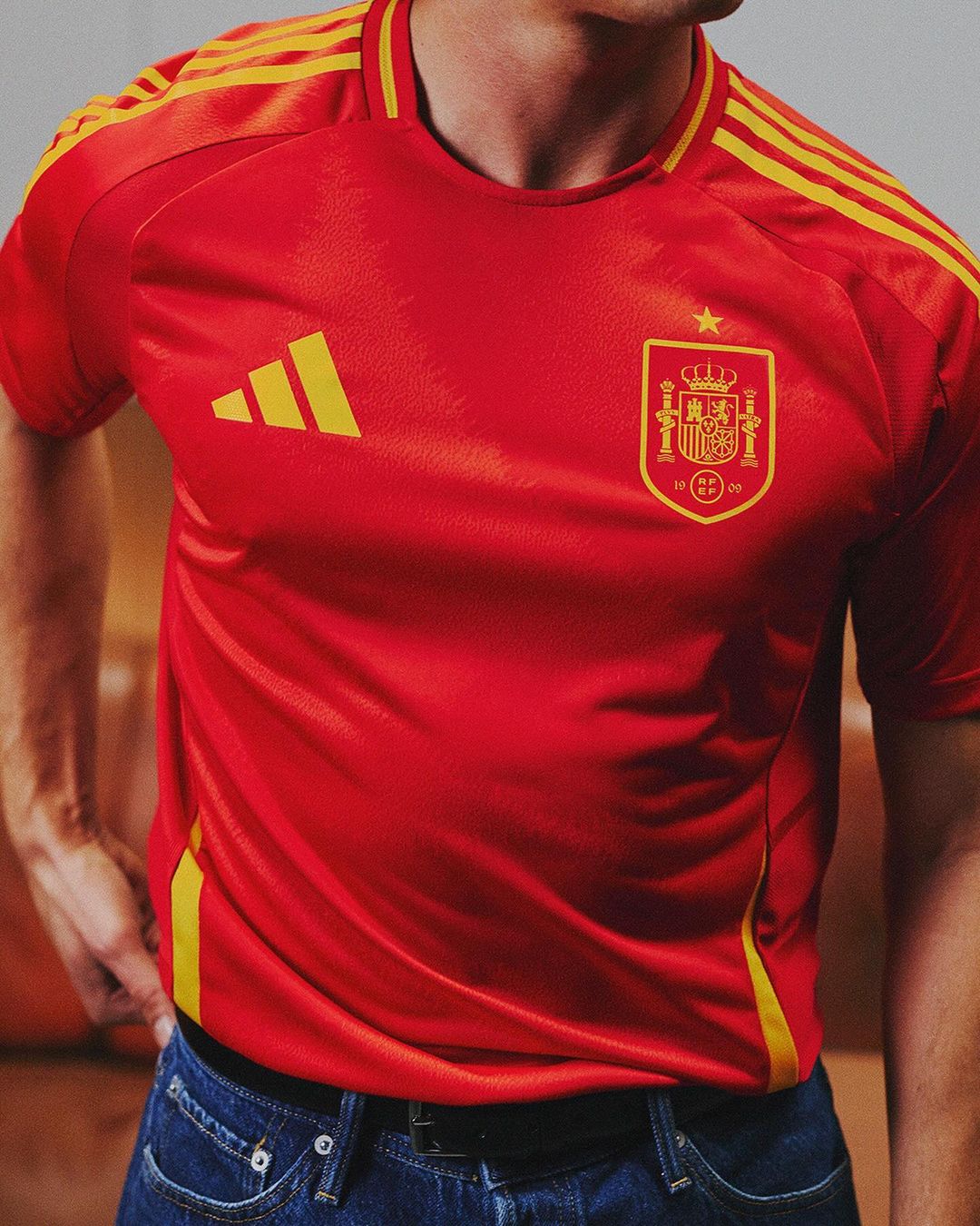 Spanje Euro 2024 voetbalshirt geïnspireerd door Spaanse kust