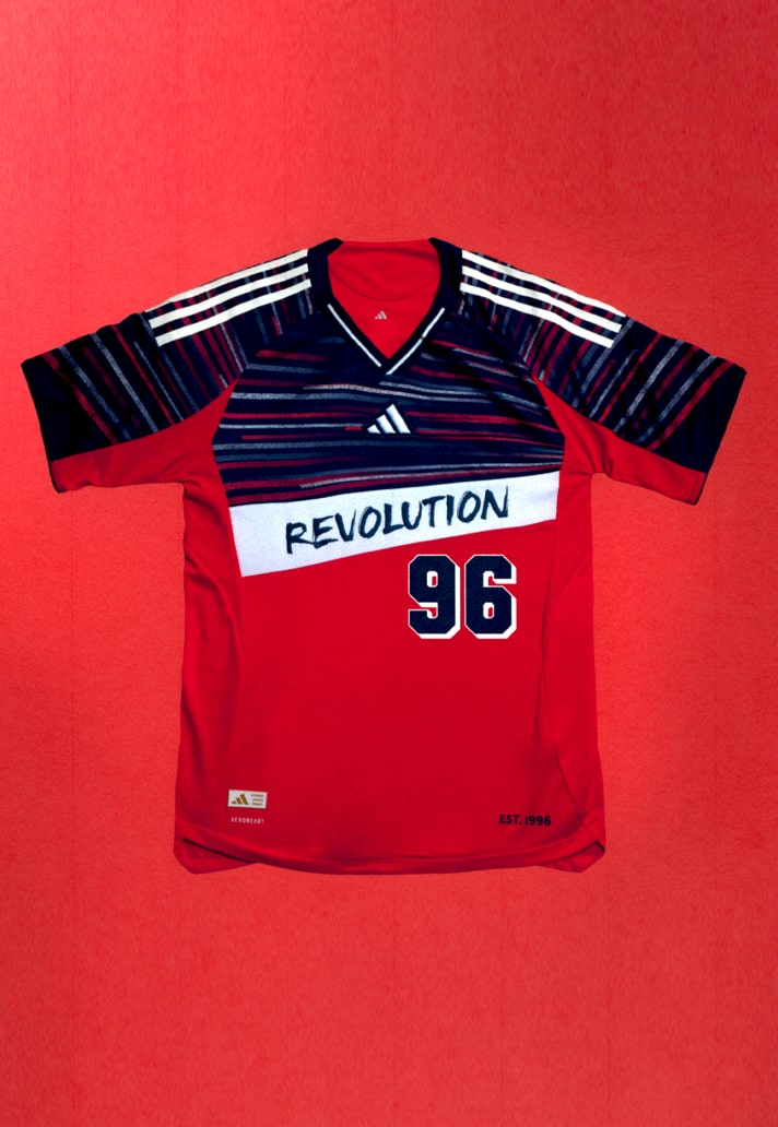 New England Revolution 3e shirt 2025-2026 geïnspireerd door shirts 1996