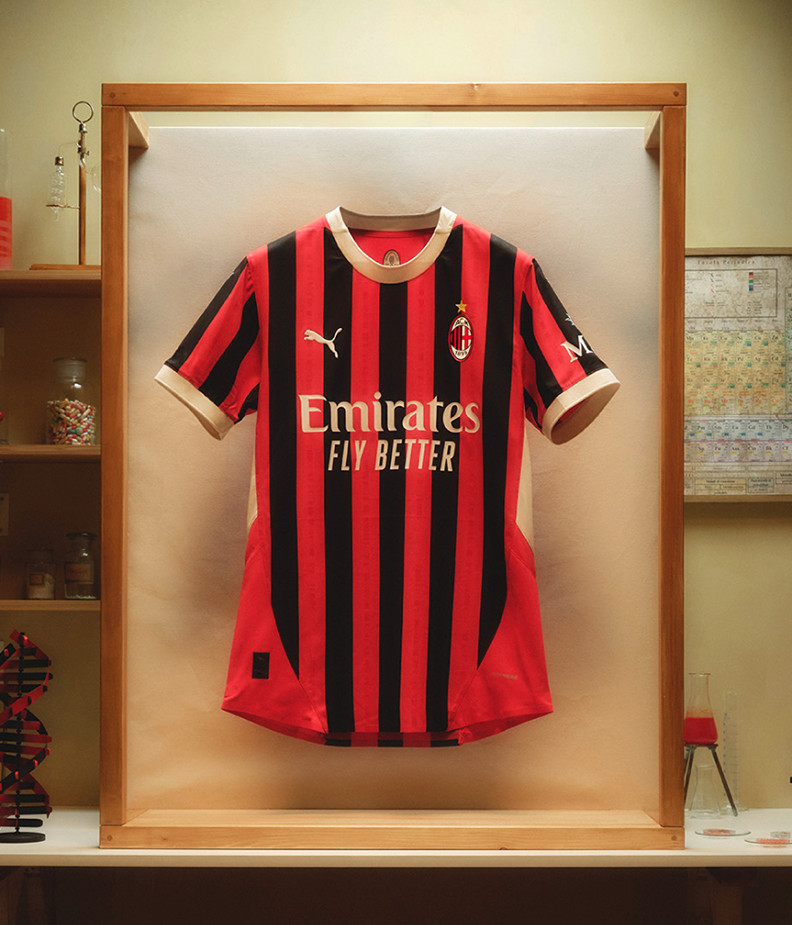 AC Milan thuisshirt 2024-2025 ode aan 125 jarig jubileum