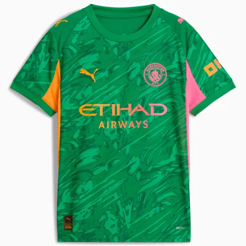 Manchester City keepersshirt kinderen 2025-2026 - Groen