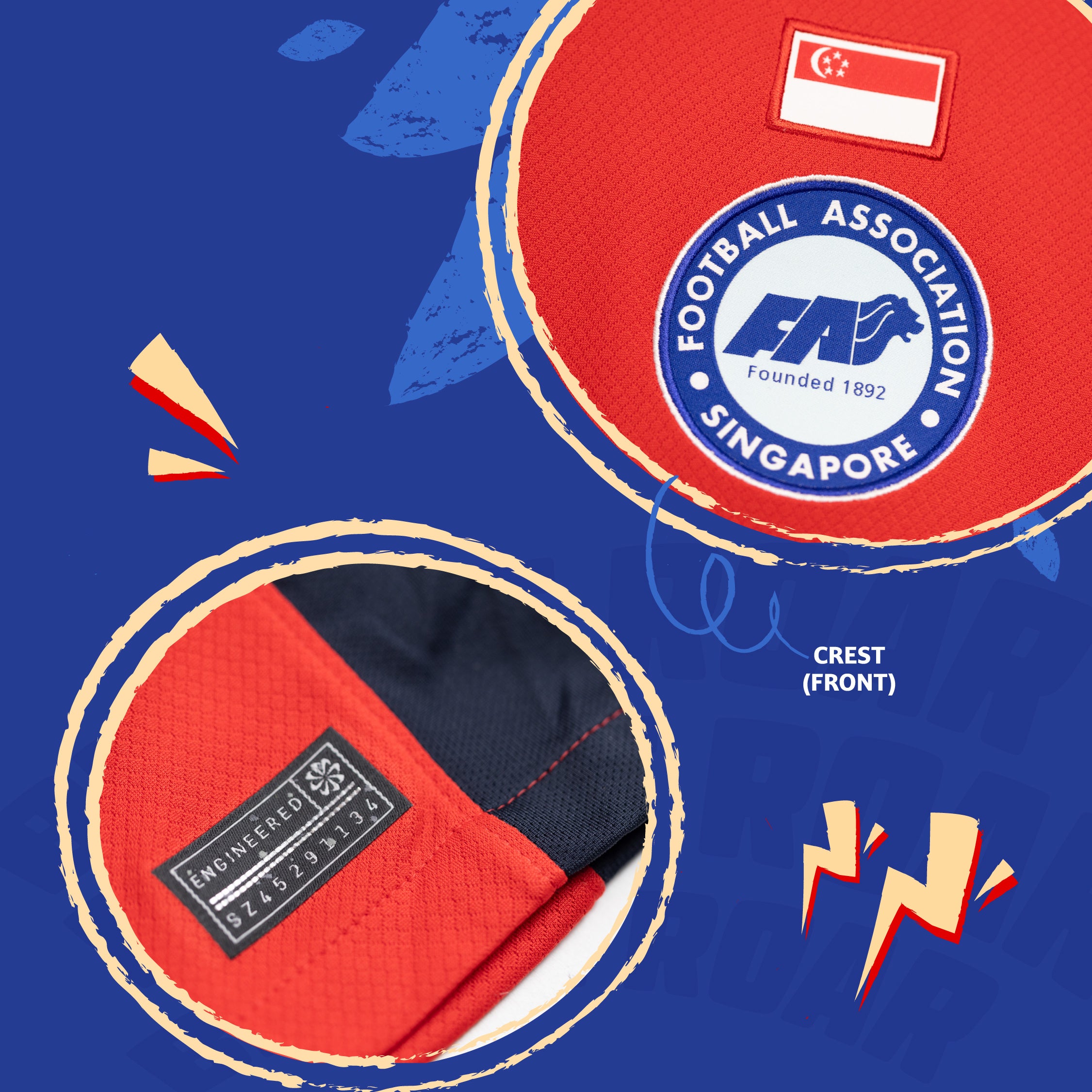 Dit zijn de Singapore voetbalshirts 2024-2025