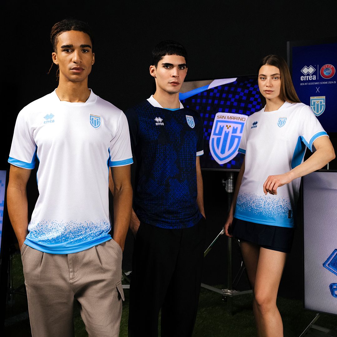 San Marino voetbalshirts 2024-2026 geïnspireerd door vlag en landsgrenzen