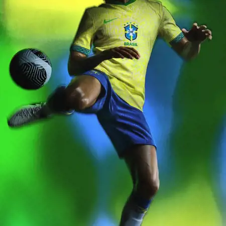 Brazilië Copa América 2024 thuisshirt viert heritage