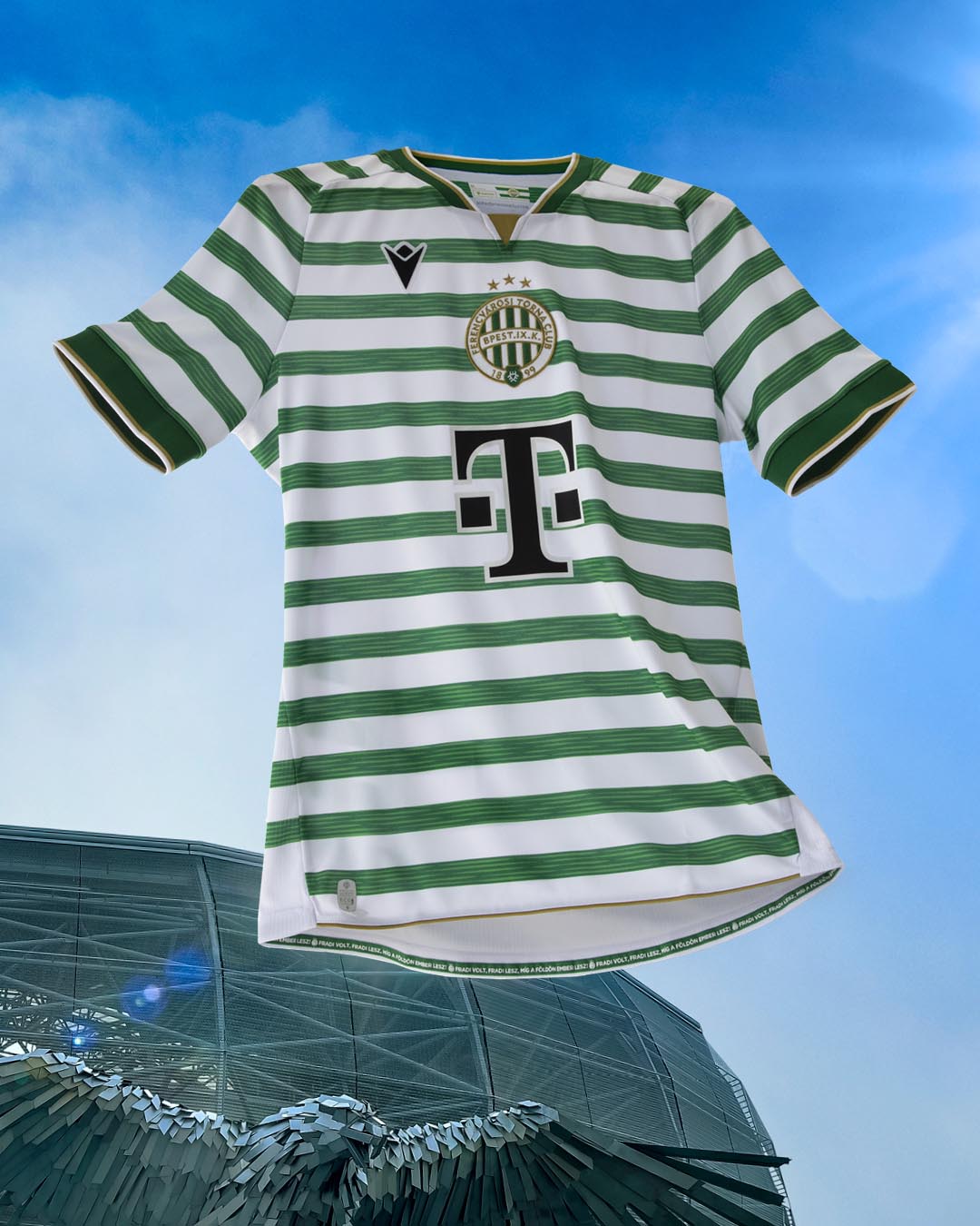 Ferencváros voetbalshirts 2025-2026: retro horizontale strepen en Hongaarse trots