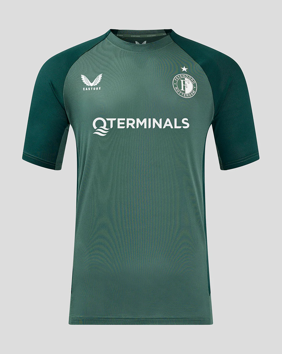 Dit is het groene Feyenoord trainingsshirt 2024-2025