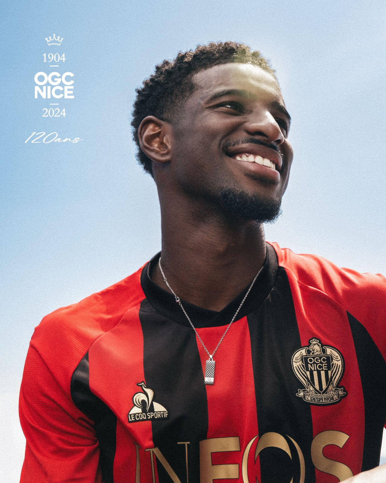 OGC Nice voetbalshirts 2024-2025 ode aan 120 jarig bestaan