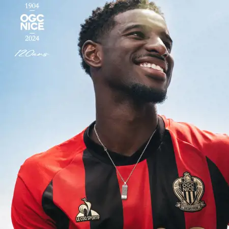 OGC Nice voetbalshirts 2024-2025 ode aan 120 jarig bestaan