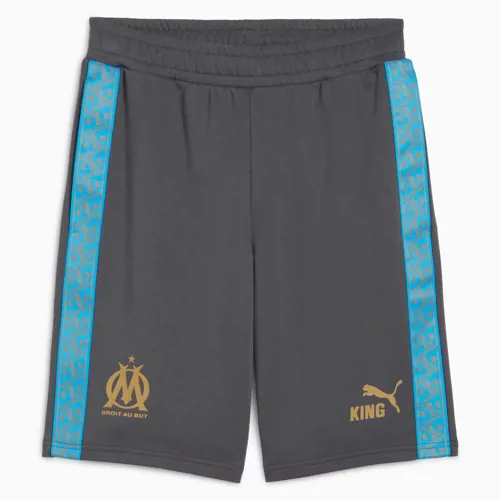 Olympique Marseille Puma King sweat short 2025-2026 - Grijs/Lichtblauw