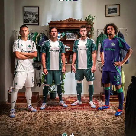 Dit zijn de Panathinaikos voetbalshirts 2024-2025
