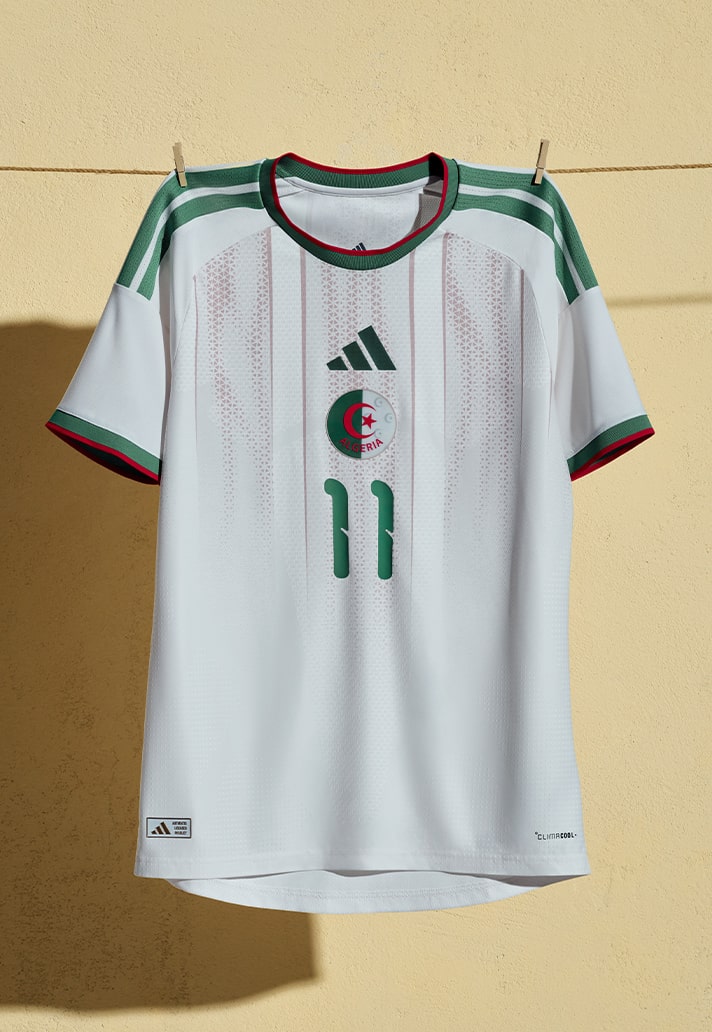 Algerije WK 2026 thuisshirt geïnspireerd door zandduinen!