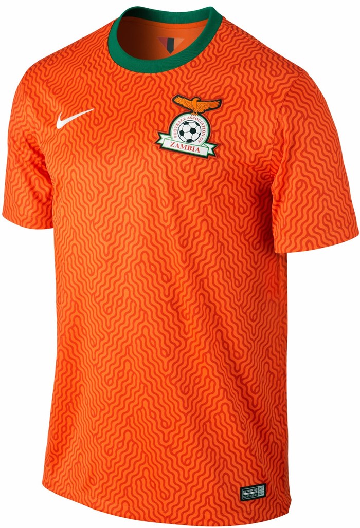 Zambia Uitshirt 2014-2015