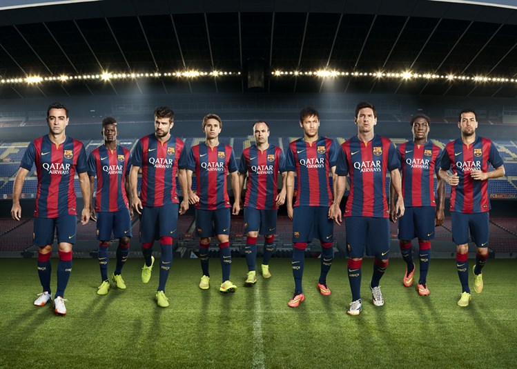 Barcelona Thuisshirt 2014-2015 (1)