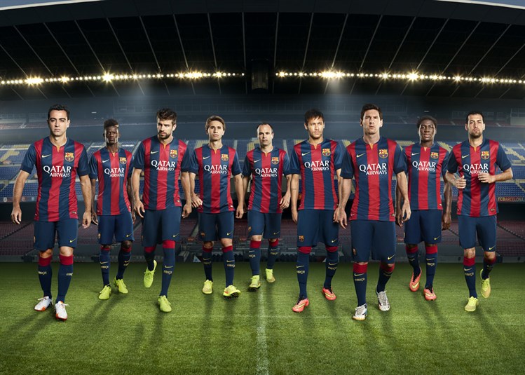 nooit vertalen Fokken Barcelona thuisshirt 2014-2015 - Voetbalshirts.com