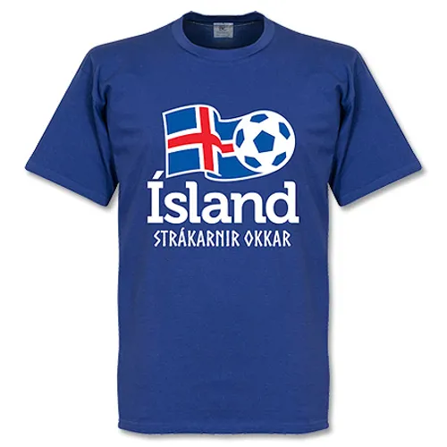 Ijsland fan t-shirt 